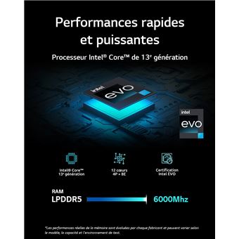 PC Portable LG Gram 17Z90R-AD7CF 17" Intel Core i7 32 Go RAM 2 To SSD Gris Charbon