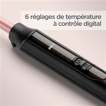 Fer à boucler Babyliss Curling Wand C449E Rose et Noir