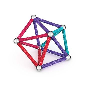 Jeu de construction magnétique Geomag Ecofriendly 60 pièces Glitter