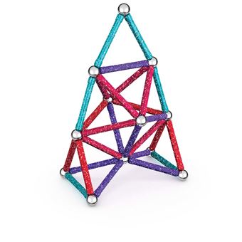 Jeu de construction magnétique Geomag Ecofriendly 60 pièces Glitter