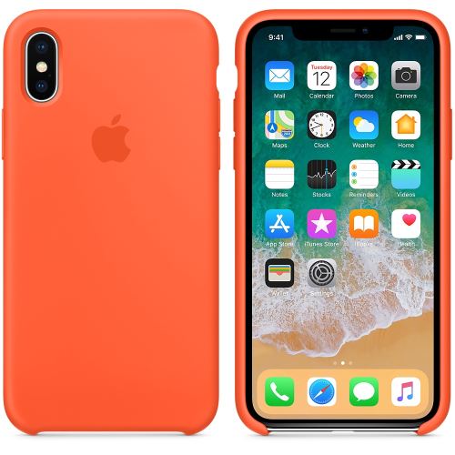 Coque De Protection Home Impact Pour IPhone X - Orange Lumineux Transparent - Neuf Sous Blister