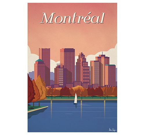 Affiche Sergeant Paper Montreal 50x70 cm Edition limitée signée