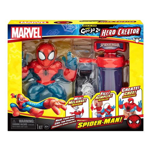 Figurine HEROES OF GOO JIT ZU MARVEL Creator Spiderman 11 cm - vue 2
