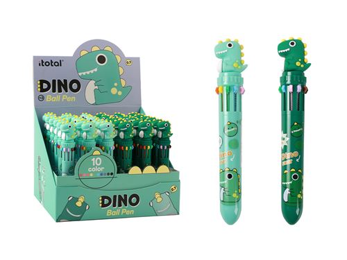 Stylos à bille Itotal Dino Multicolor Pens Display Modèle aléatoire