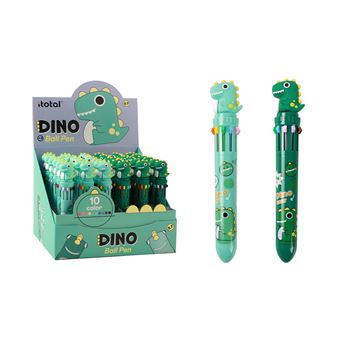 Stylos à bille Itotal Dino Multicolor Pens Display Modèle aléatoire