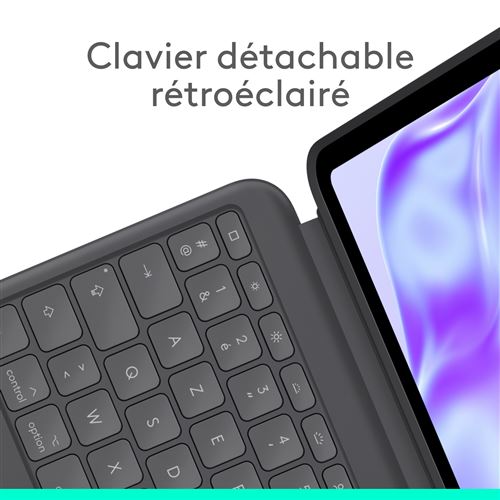 Etui clavier Azerty Logitech Combo Touch pour iPad Pro 13