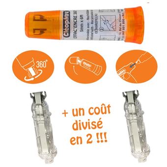 Roller correcteur Cléopâtre Correction 360 avec 2 recharges