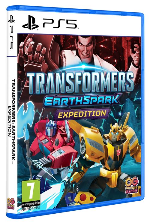 Pochette avant du jeu Transformers: Earthspark - Expedition PS5