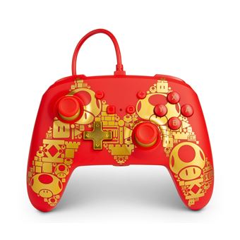 Manette filaire améliorée PowerA pour Nintendo Switch édition Golden M