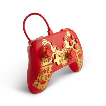 Manette filaire améliorée PowerA pour Nintendo Switch édition Golden M