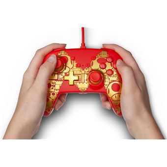 Manette filaire améliorée PowerA pour Nintendo Switch édition Golden M