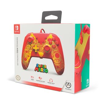 Manette filaire améliorée PowerA pour Nintendo Switch édition Golden M