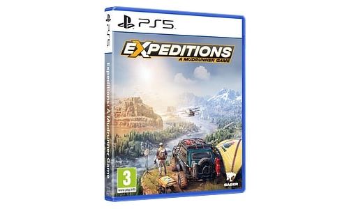 Pochette avant du jeu Expeditions A MudRunner Game PS5