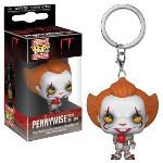 « Il » est revenu 2 - Porte-clés Pocket POP! Pennywise w/ Beaver Hat 4 cm