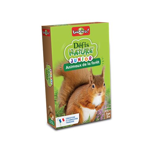 Jeu classique Bioviva Défis Nature Junior Animaux de la forêt