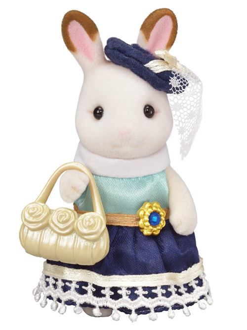 Figurine Sylvanian Families La grande sœur lapin chocolat