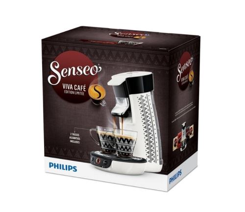 Machine à café à dosettes Philips Senseo Viva 1450 W Blanc