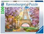 Puzzle 1500 pièces Ravensburger Amour à Paris