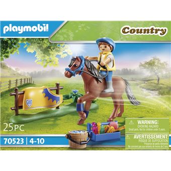 Playmobil Country 70523 Cavalier avec poney brun