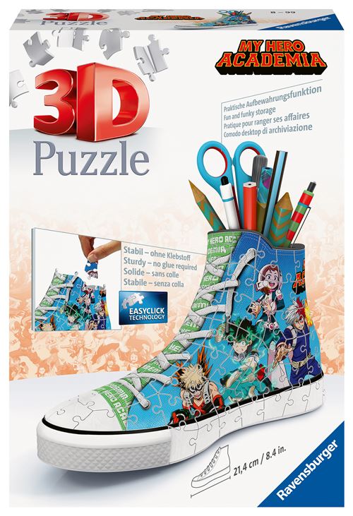 Puzzle 3D Sneaker 108 pièces : My Hero Academia Ravensburger France - vue 3