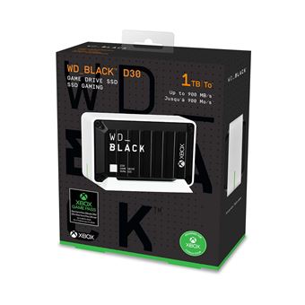 Disque SSD Externe WD_BLACK D30 pour Xbox 1 To