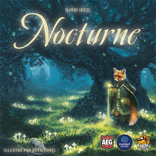 Lucky Duck Games Nocturne Jeu De Stratégie Carton Forêt Enchantée 45 Min