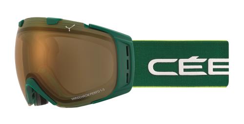 Masque de ski Cébé Origins Taille L Vert et marron