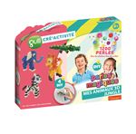 Kit créatif Gulli Cré'activités Perles Magiques Mes Animaux 3D Jungle