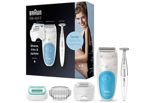 Epilateur Électrique Braun Silkepil 5-810 Blanc
