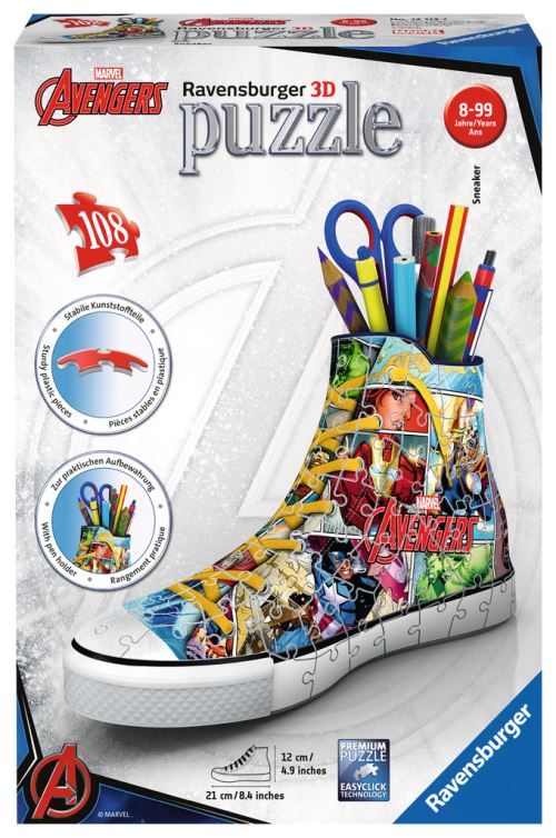Puzzle Ravensburger 3D Sneaker Marvel Avengers État correct - Ravensburger reconditionné disponible sur Fnac