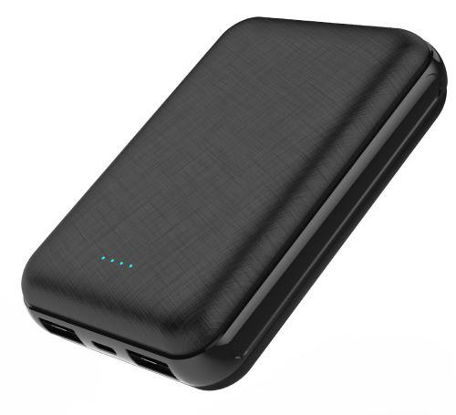 Batterie externe On Earz Mobile Gear Powerbank 10000 mAh 2.1A Polymère Noir