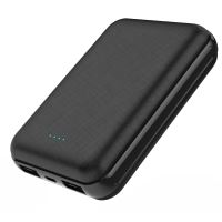 Batterie externe On Earz Mobile Gear Powerbank 10000 mAh 2.1A Polymère Noir