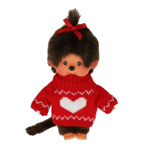 Monchhichi Pluche Trui Met Hart 20 cm