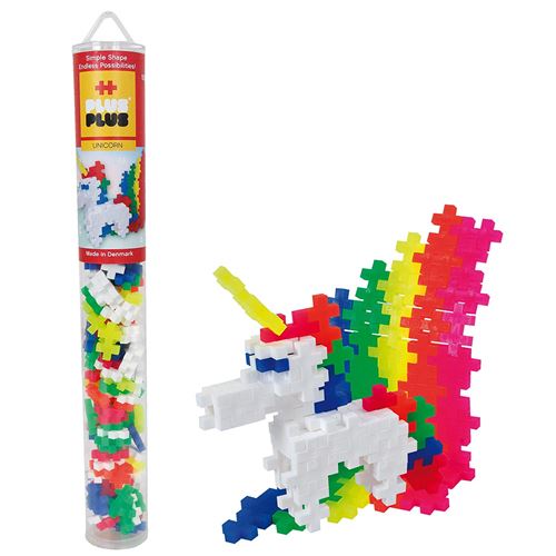 Jeu de construction de 100 pièces Plus Tube Licorne