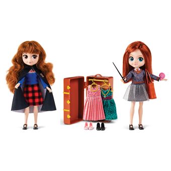 Coffret Deluxe Poupées Harry Potter Hermione and Ginny Wizarding World 20 cm