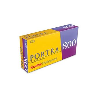 Pack 5 films couleur 120 Portra 800