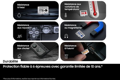 Carte microSD Samsung Sonic le Hérisson™ PRO Plus To Blanc