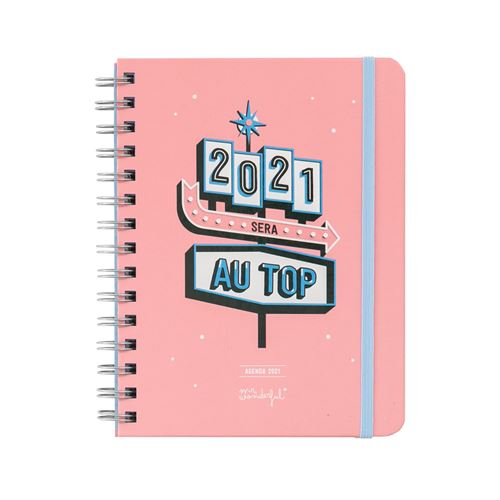 Agenda civil sketch Mr. Wonderful 2021 Semainier 2021 sera au top