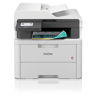 Brother MFC-L3740CDWE - Imprimante multifonctions - couleur - LED - A4/Legal (support) - jusqu'à 18 ppm (copie) - jusqu'à 18 ppm (impression) - 250 feuilles - 33.6 Kbits/s - USB 2.0, Gigabit LAN, Wi-Fi(n) - 1