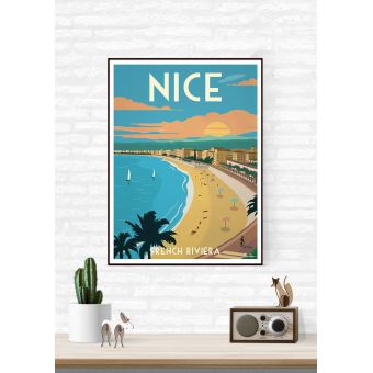 Affiche Sergeant Paper Nice 50x70 cm Edition limitée signée