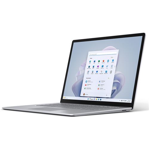 Pc Portable Microsoft Surface Laptop 5 15'' Ecran Tactile Intel Core I7 8 Go Ram 256 Go Ssd Platine