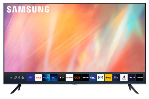 Samsung UE50AU7105K - 50 diagonale klasse 7 Series led-achtergrondverlichting lcd-tv - Smart TV - Tizen OS - 4K UHD (2160p) 3840 x 2160 - HDR - titaniumgrijs
