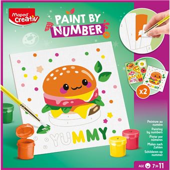 MAPED CREATIV - PEINTURE AU NUMERO BURGER ET MULTIFOOD