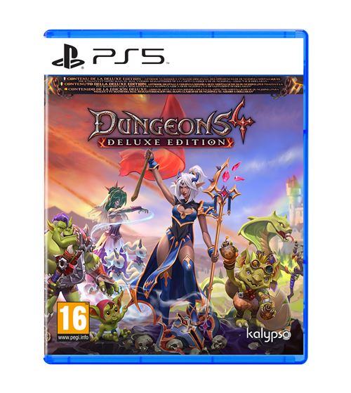 Pochette avant du jeu Dungeons 4 Edition Deluxe PS5