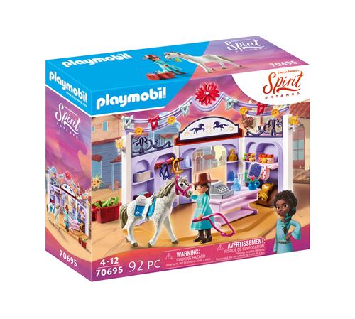 Playmobil Spirit Au Galop En Toute Liberté 70695 Boutique D'Équitation De Miradero