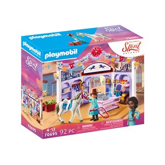 Playmobil Spirit Au galop en toute liberté 70695 Boutique d'équitation de Miradero