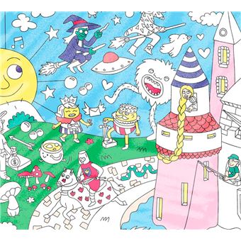 Poster à colorier Omy Magic