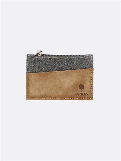 Portefeuille en laine Faguo Marron