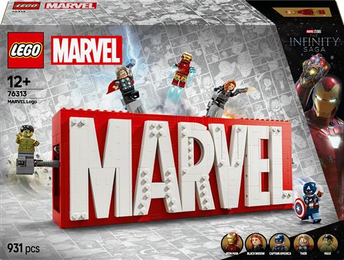 LEGO® Super Heroes 76313 Logo Marvel et ses super-héros