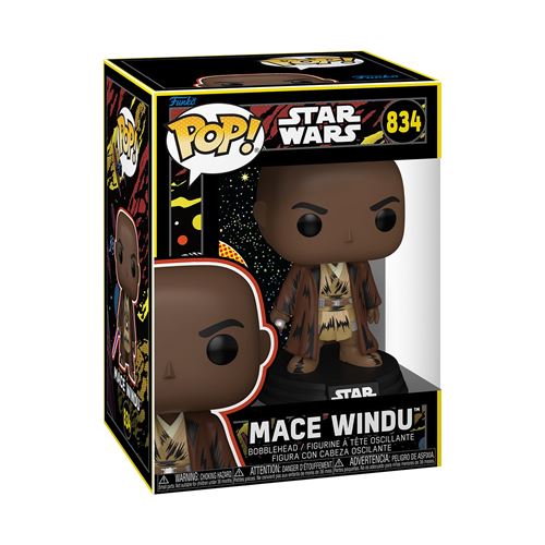 Star Wars: Mandalorian & Grogu Figurine POP! Mace Windu Retro 9 cm
